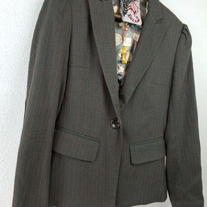 Ringspun Pinstripe Blazer Size 2